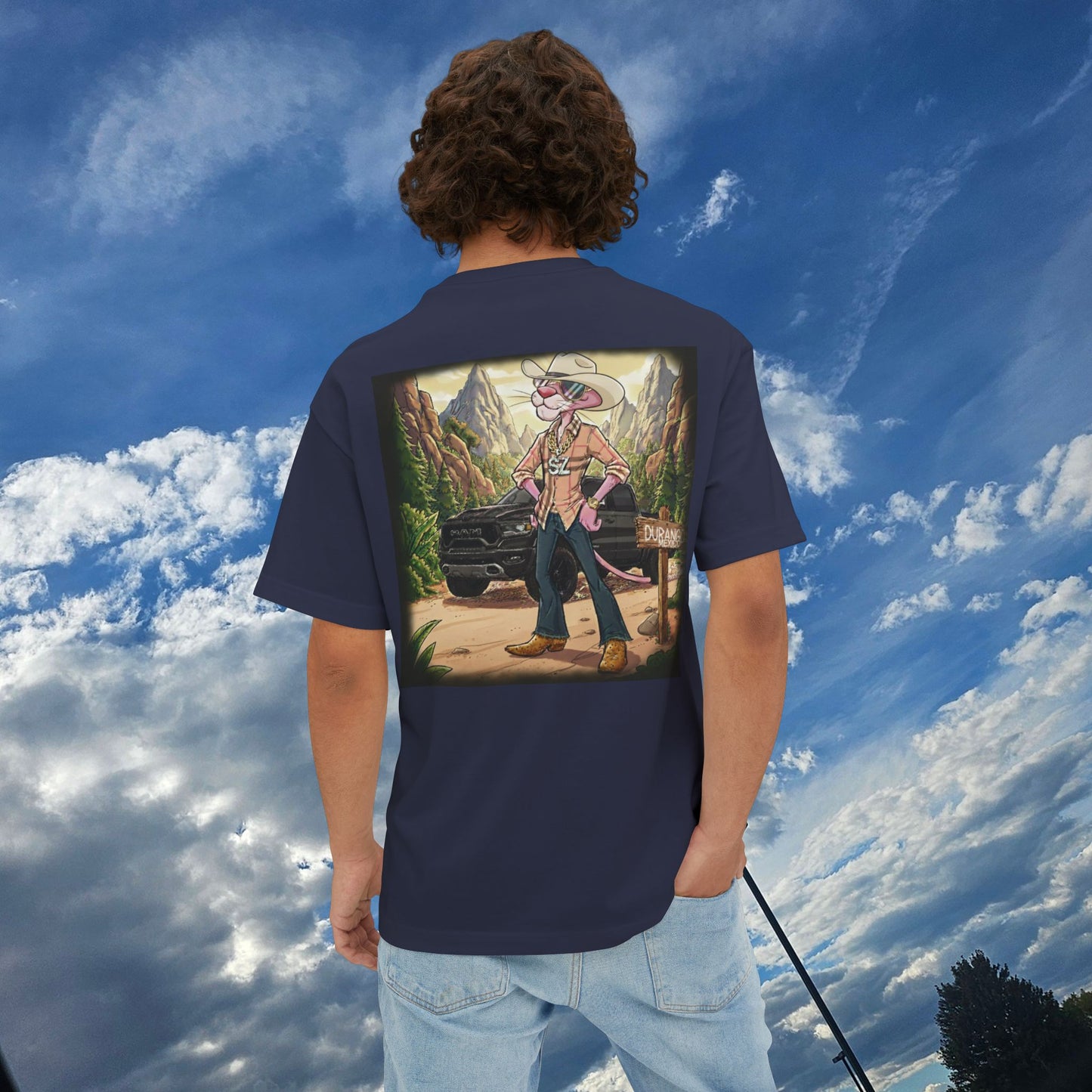 Adventure-Inspired Unisex Boxy Tee with Graphic