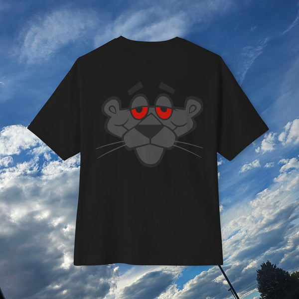 Cool Cartoon Panther Graphic Tee, Unisex Oversized T-Shirt, Casual Streetwear, Gift for Animal Lovers, Fun Summer Fashion