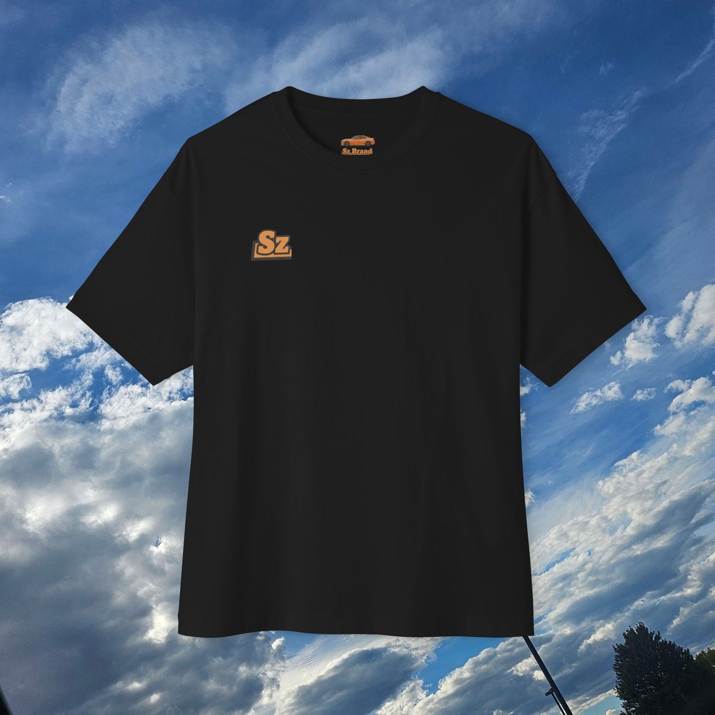 Dodge Charger SRT Tee — Full Orange Power Oversized Boxy T-Shirt