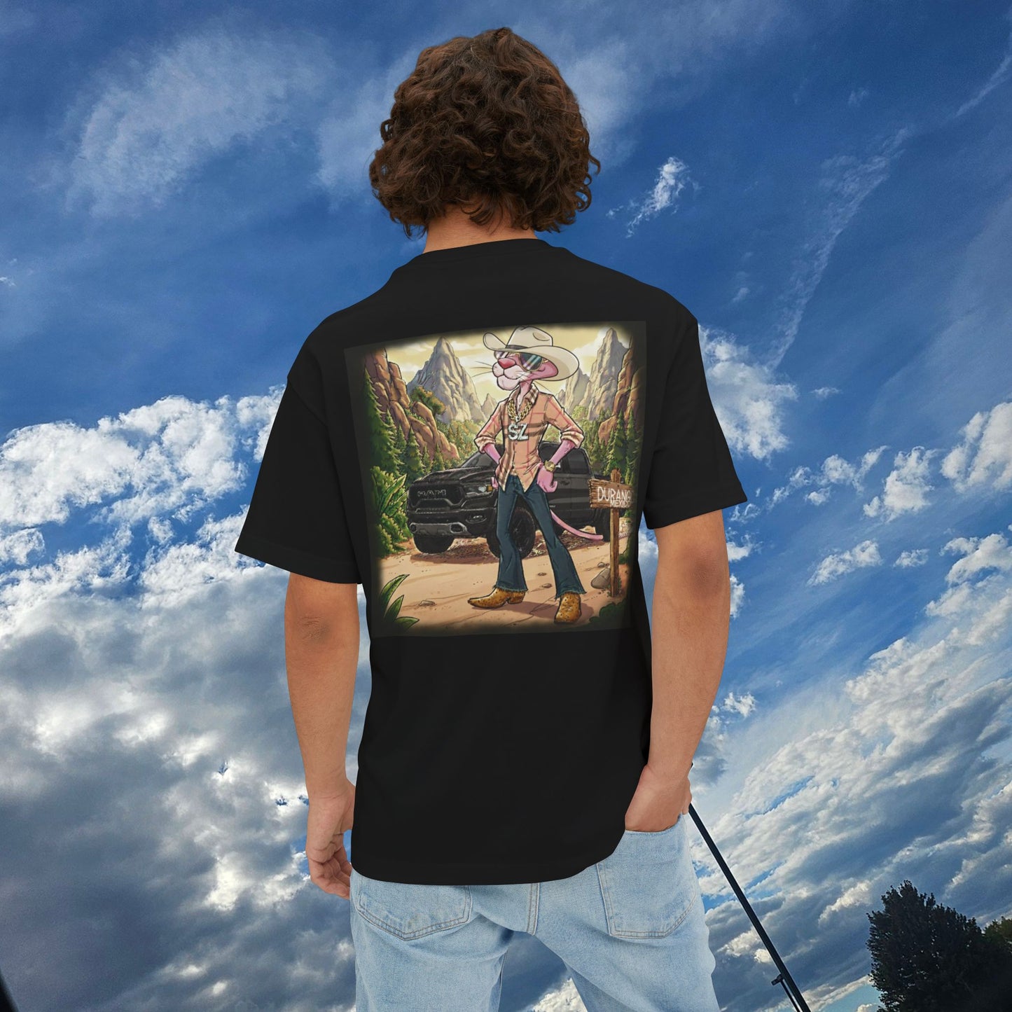 Adventure-Inspired Unisex Boxy Tee with Graphic