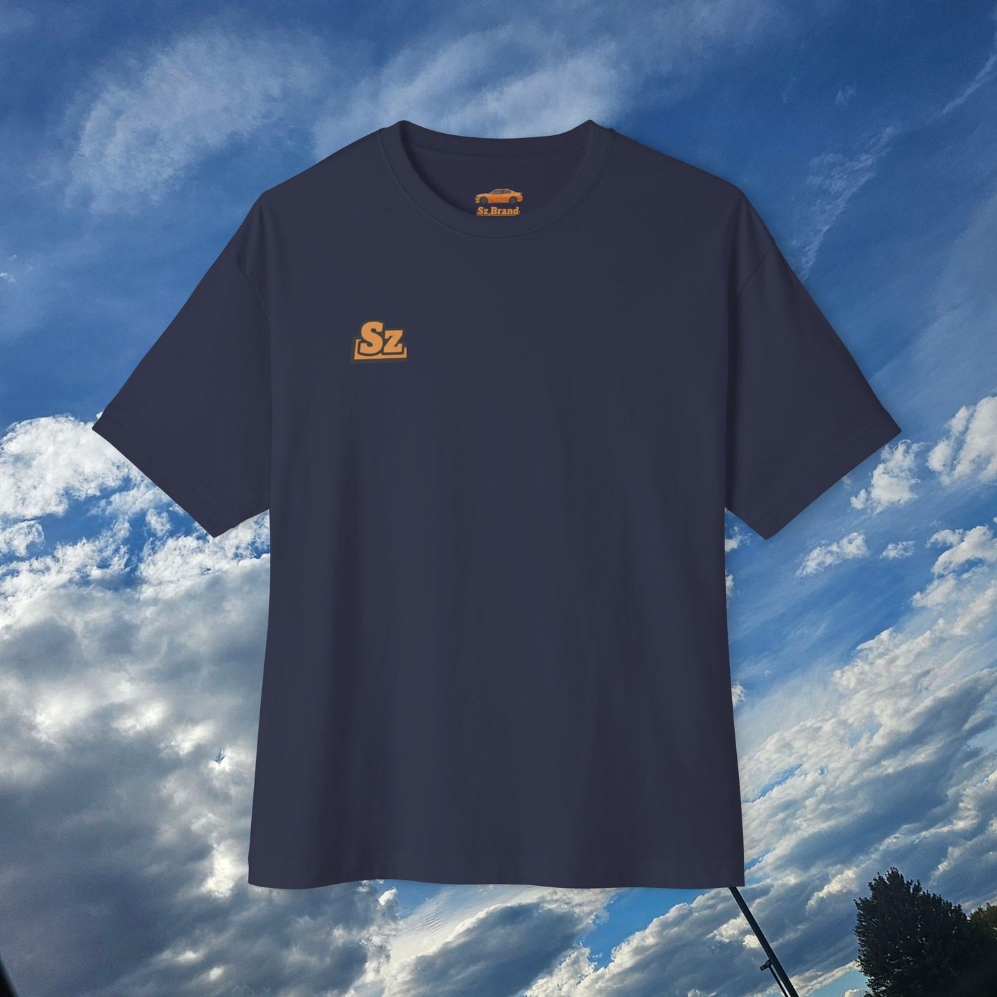 Dodge Charger SRT Tee — Full Orange Power Oversized Boxy T-Shirt