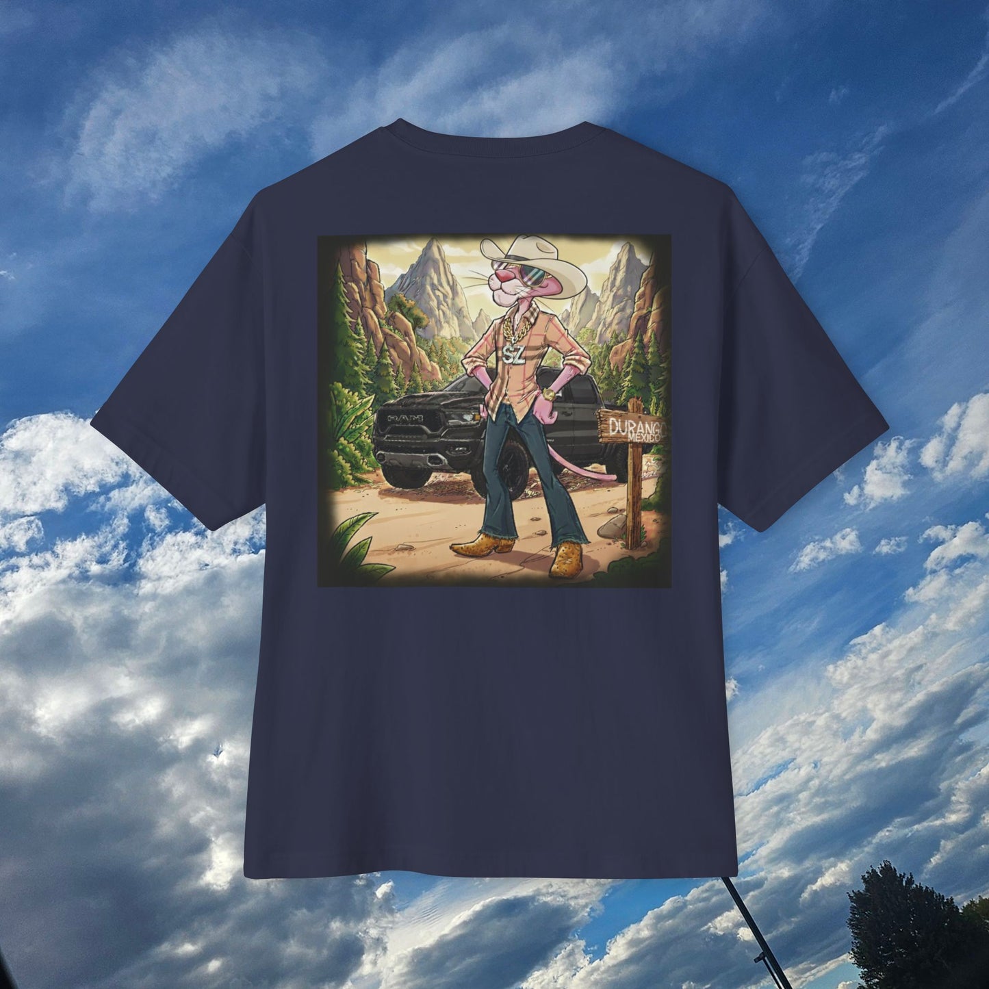 Adventure-Inspired Unisex Boxy Tee with Graphic