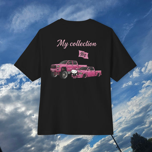 Pink Oversized Graphic Tee with Hello Kitty Design