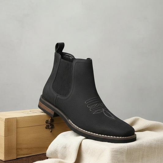 Luxury Men's Chelsea Boots Fashion Handmade Leather, Men Botas2025